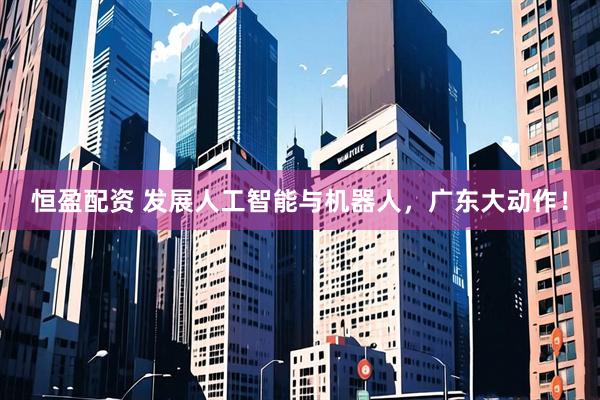 恒盈配资 发展人工智能与机器人，广东大动作！