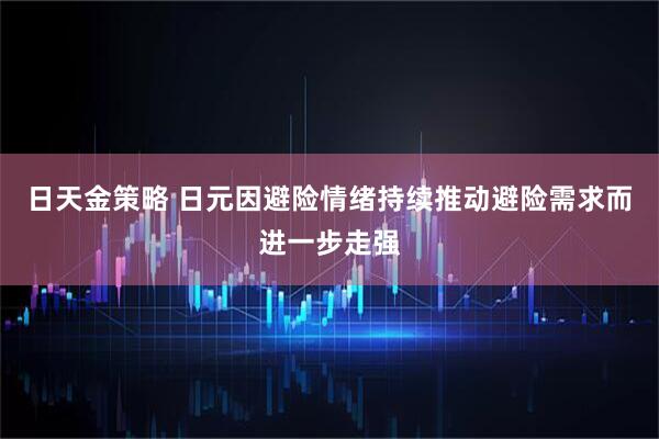 日天金策略 日元因避险情绪持续推动避险需求而进一步走强